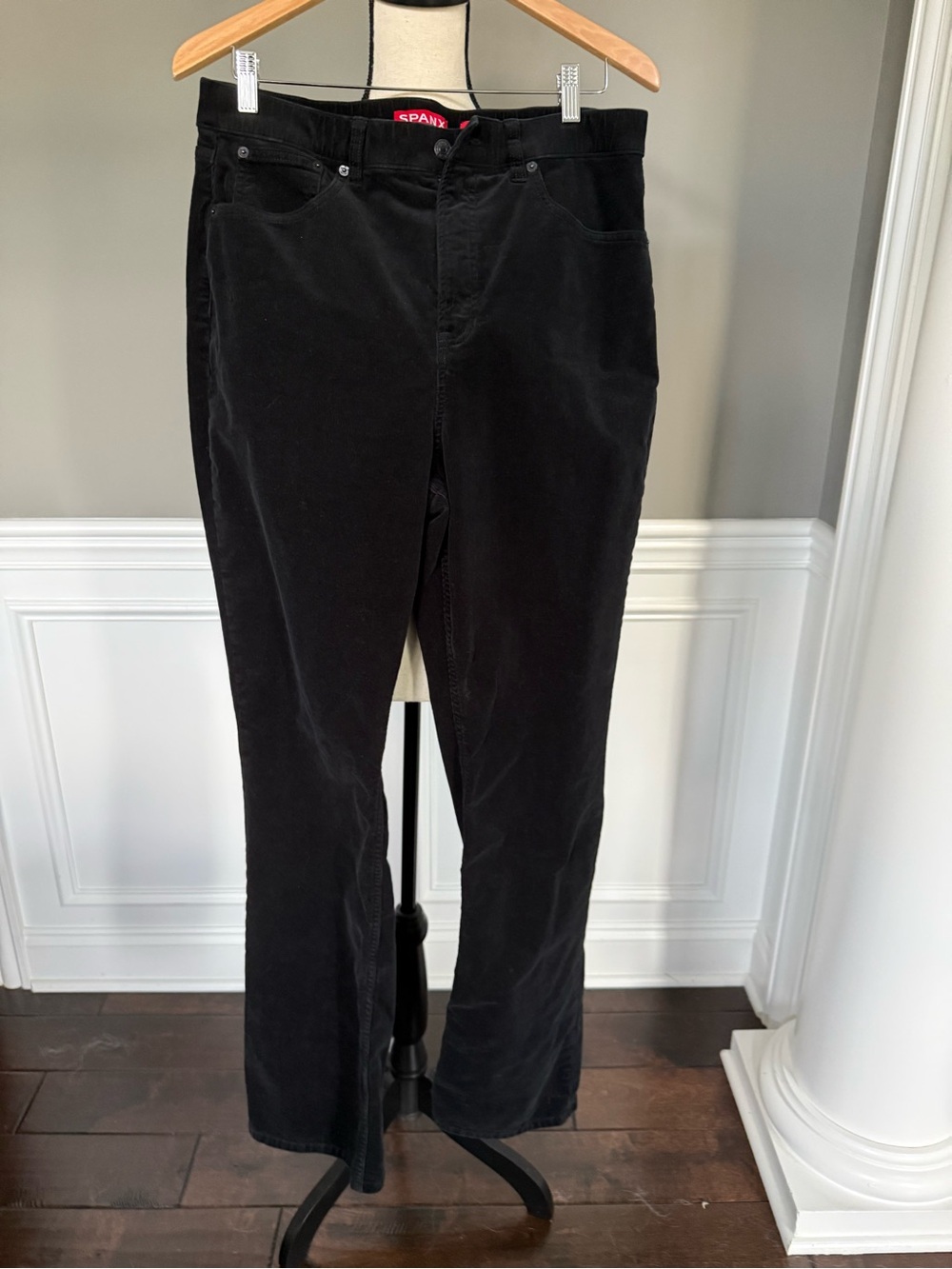 SpanxShape Black Corduroy Pants XL